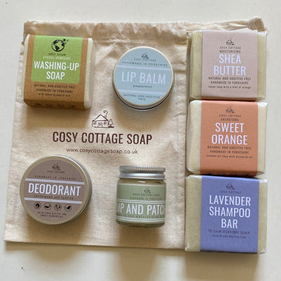 20% SAVING Students' Special! - Palm Oil and Plastic Free Students' Set - Cosy Cottage Soap