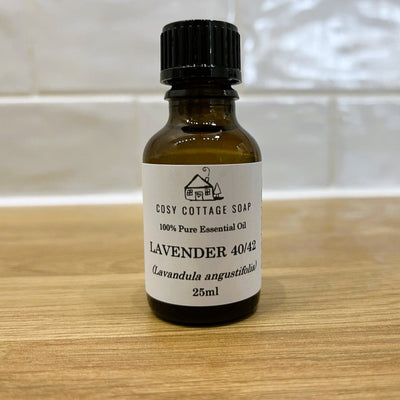 25ml Lavender Essential Oil for Soapmakers - Cosy Cottage Soap