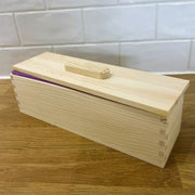 900g Wooden Soap Mould with Silicone Liner & Lid - Cosy Cottage Soap