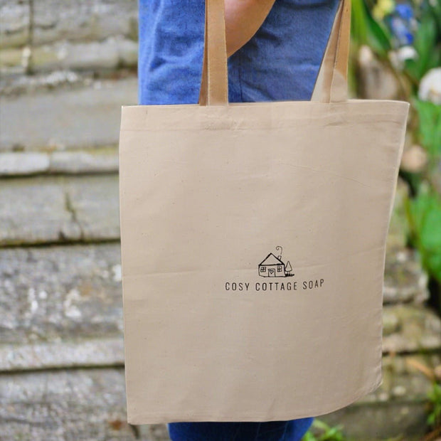 Cosy Cottage organic cotton tote bag - Cosy Cottage Soap