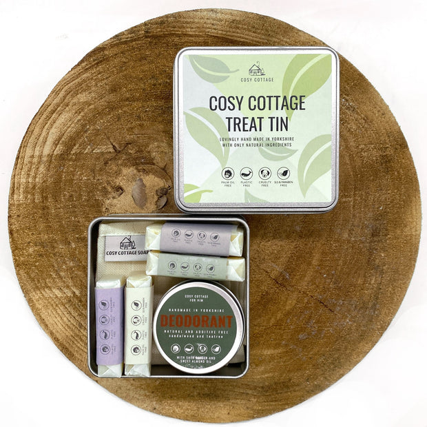 Eco - Conscious Treat Tin for Men  - Cosy Cottage Soap