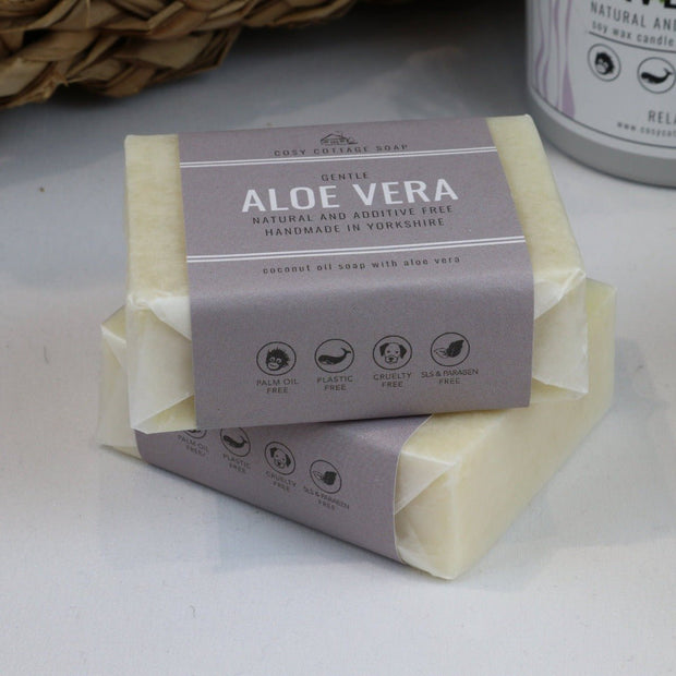 Gentle Aloe Vera Soap - Cosy Cottage Soap
