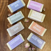 Guest & Travel Size 20g Soap, Shampoo & Shaving Bars - Cosy Cottage Soap