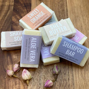 Guest & Travel Size 20g Soap, Shampoo & Shaving Bars - Cosy Cottage Soap