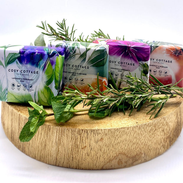 Handmade Luxury Herb Garden Soaps 120g - Cosy Cottage Soap