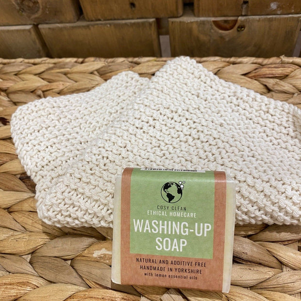 Knit your own dishcloth set - Cosy Cottage Soap