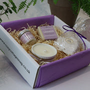 Lavender Bath & Body Gift Box - Blissful Bathtime - Cosy Cottage Soap