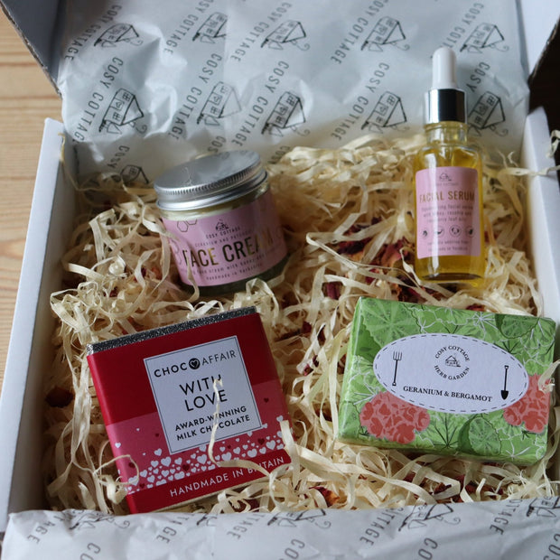 Luxury Loveliness Valentines' Gift Box - Cosy Cottage Soap