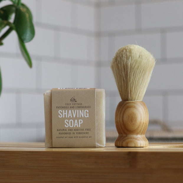 Men's & Women's Shaving Soap With Optional Brush - Cosy Cottage Soap