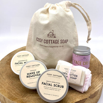 Natural Facial Skincare Starter Kit - Cosy Cottage Soap