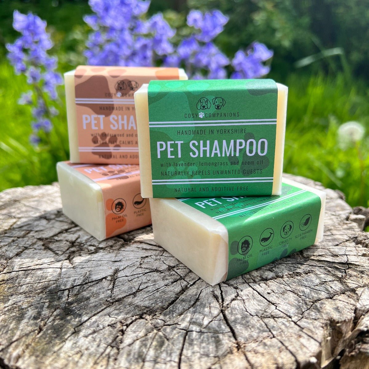 Natural Dog Shampoo Bar for pets Cosy Cottage Soap