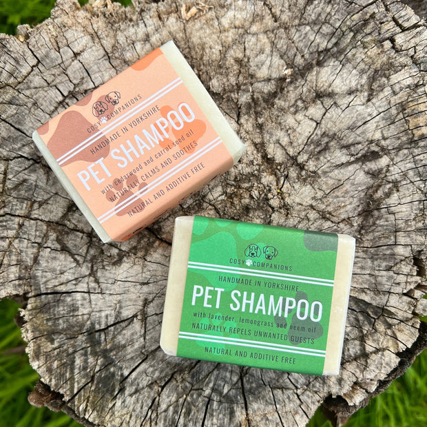 Natural Pet Shampoo Bar in Two Fragrances - Cosy Companions - Cosy Cottage Soap