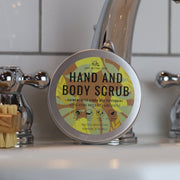 Oatmeal Hand & Body Scrub with Peppermint & Lemon Essential Oils - 100ml - Cosy Cottage Soap