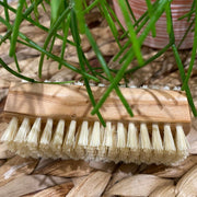 Olive wood nail brush with sisal bristles - Cosy Cottage Soap