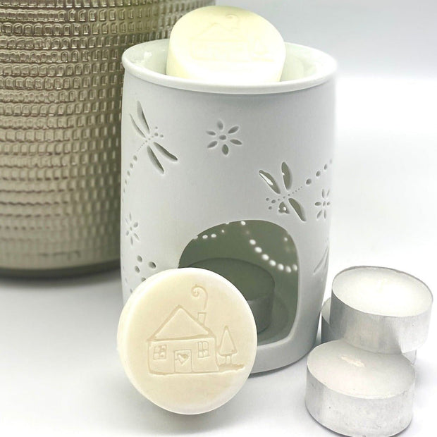 Relaxing Boxed Melt & Burner Set (top - up melts available) - Cosy Cottage Soap