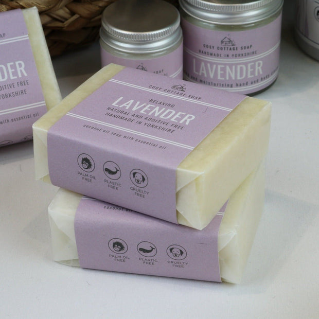 Relaxing Lavender Soap - Cosy Cottage Soap