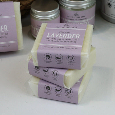 Relaxing Lavender Soap - Cosy Cottage Soap