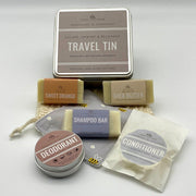 Travel Essentials Tin - Travel Size Toiletries - Cosy Cottage Soap