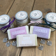 Wedding Party Favours - Double Darling Coconut Oil Soap & Soy Candle - Cosy Cottage Soap