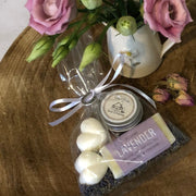 Wedding Party Favours - Triple Treat 'Melt Your Heart' Lavender Wax Melts, Soap & Lip Balm - Cosy Cottage Soap