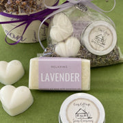 Wedding Party Favours - Triple Treat 'Melt Your Heart' Lavender Wax Melts, Soap & Lip Balm - Cosy Cottage Soap